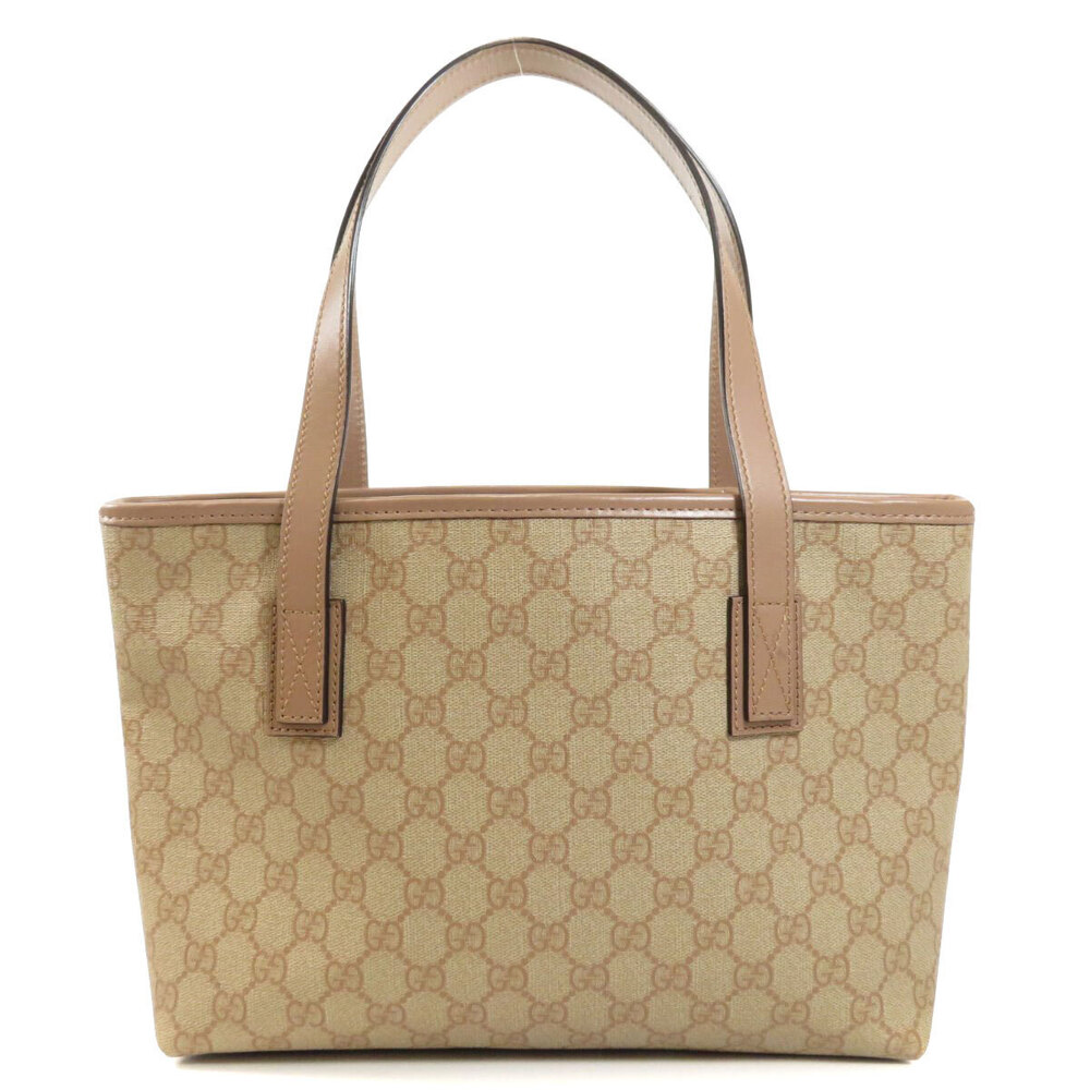 Gucci canvas Signature GG Tote beige Bag tan